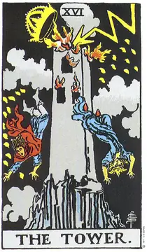 The Tower Tarot Card